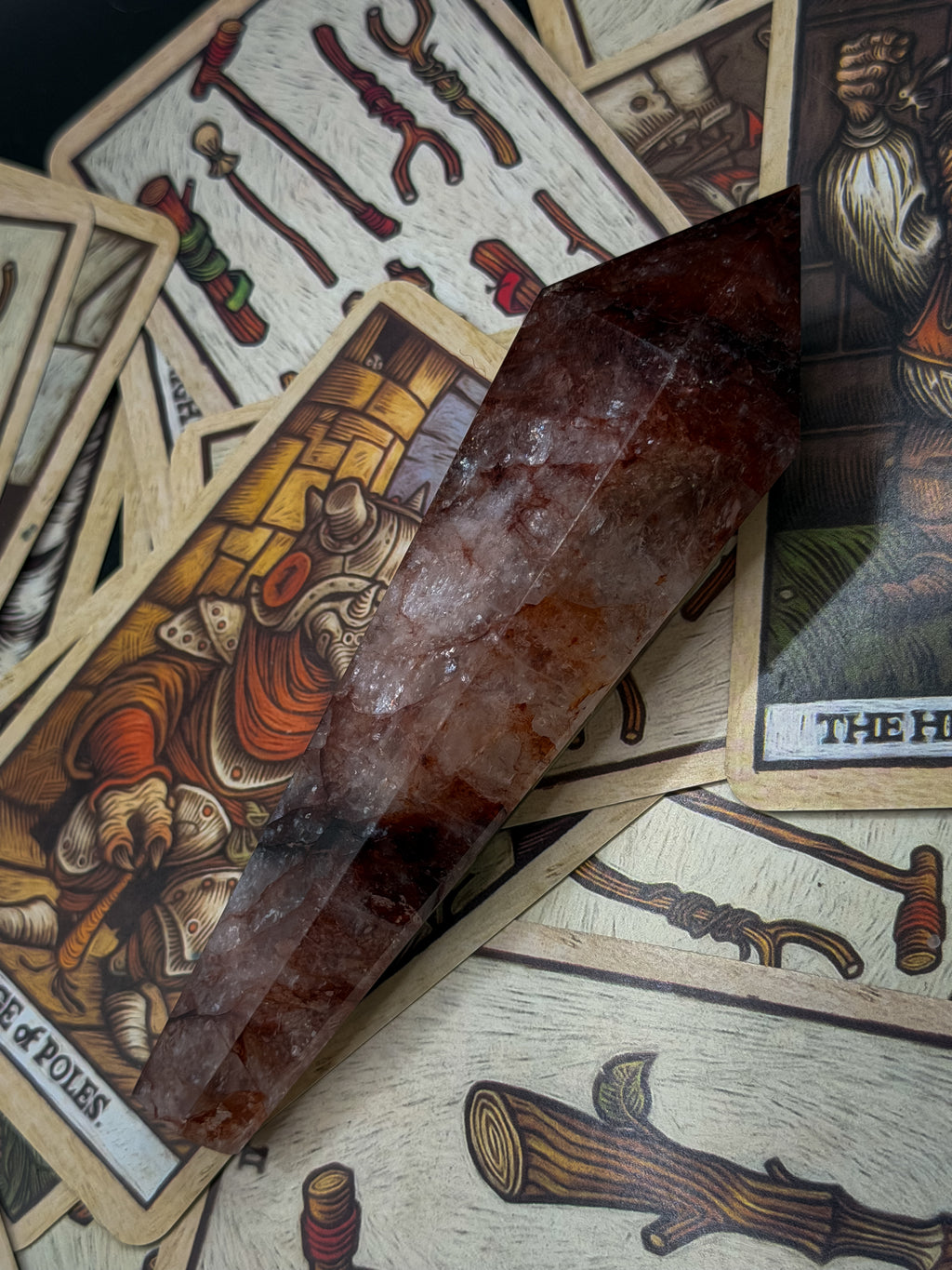Fire Quartz Wand