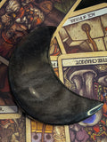 Silver Sheen Obsidian Moon