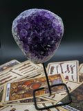Brazilian Amethyst Cluster on Stand