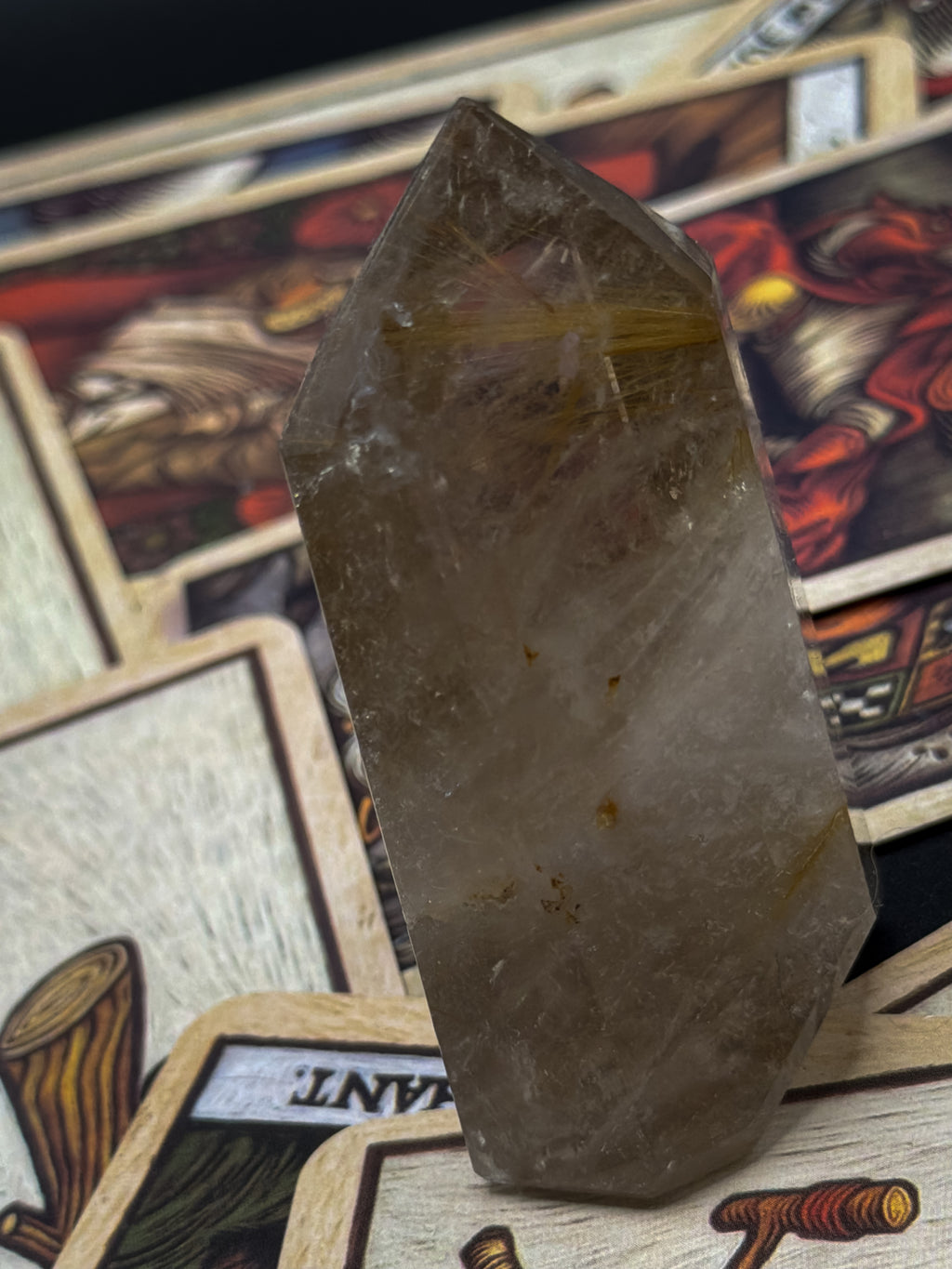 Golden Rutile Quartz Tower