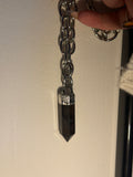 Soft Soldered Smoky Quartz Chunky Chain Necklace
