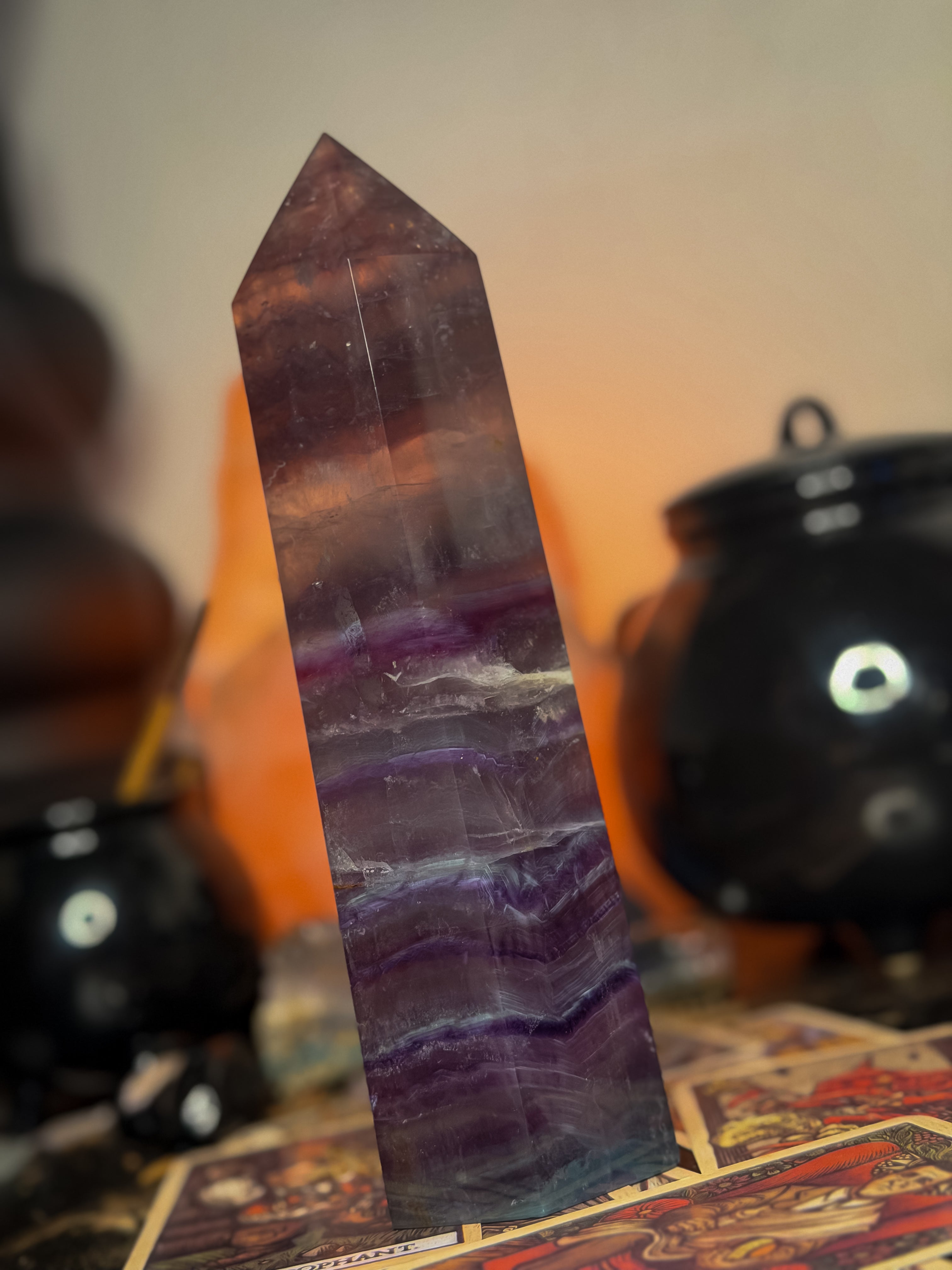 Banded Fluorite Tower
