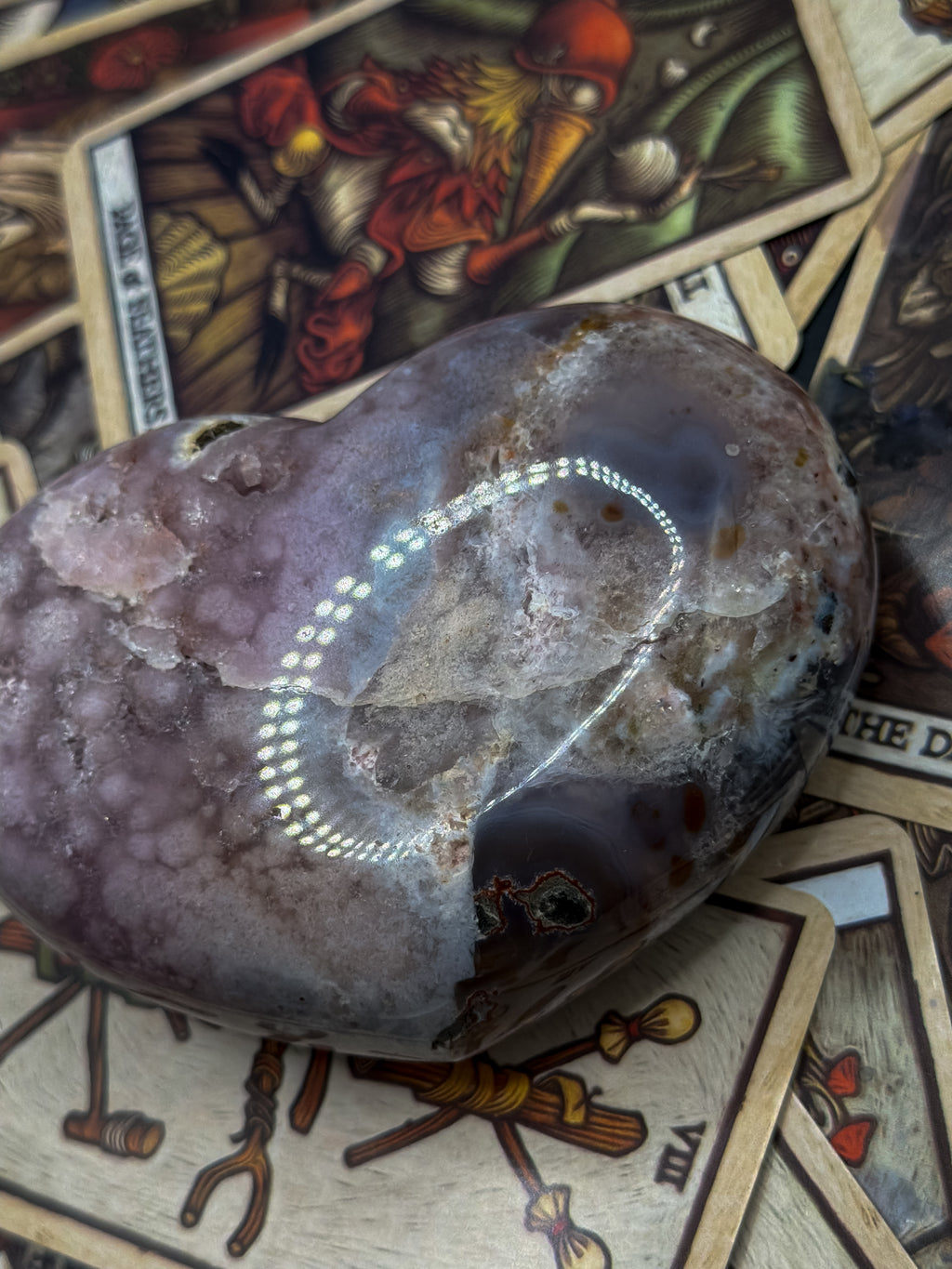 Pink Amethyst Heart