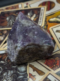 Lepidolite Half Polished Generator Tower