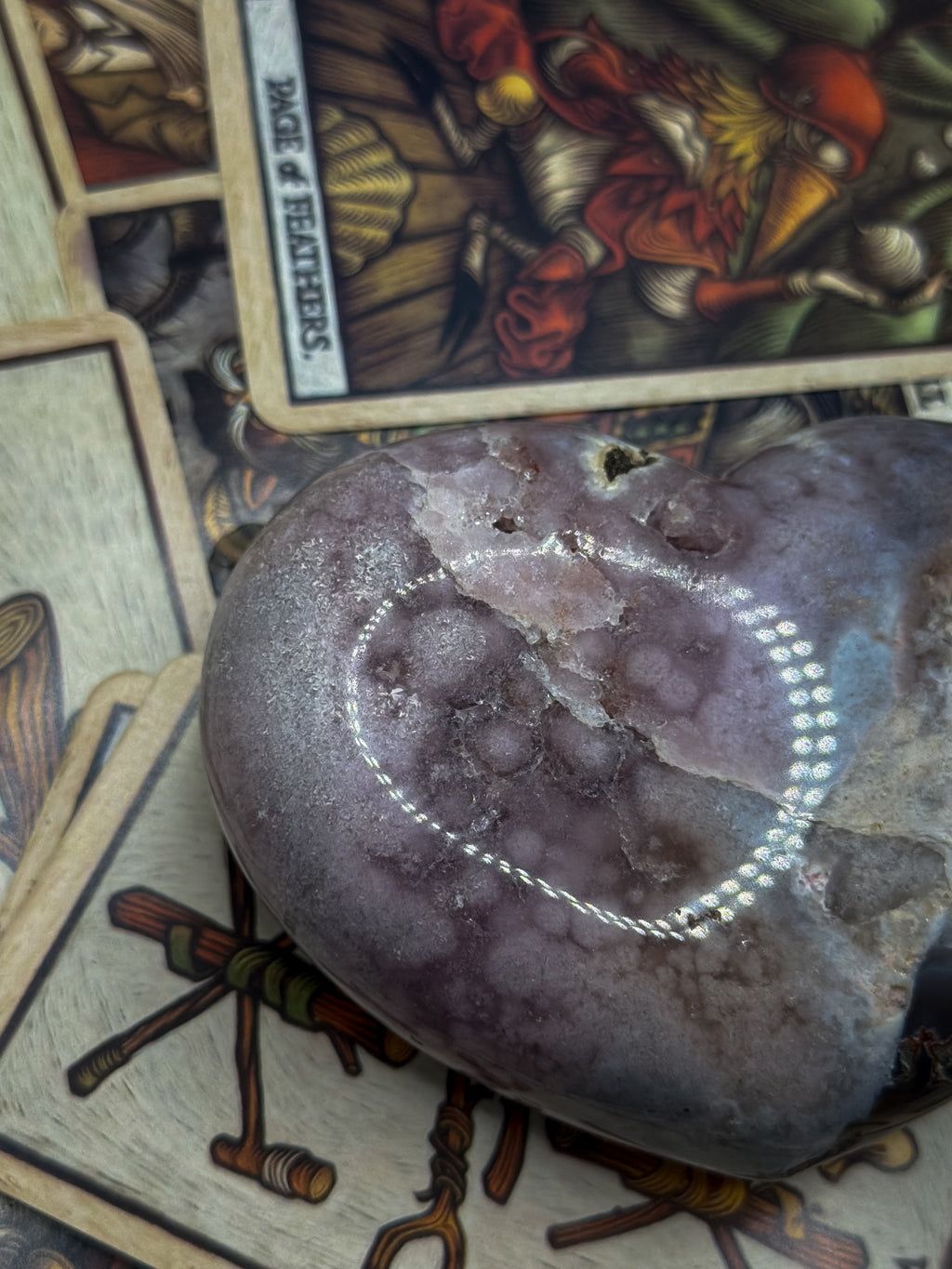 Pink Amethyst Heart