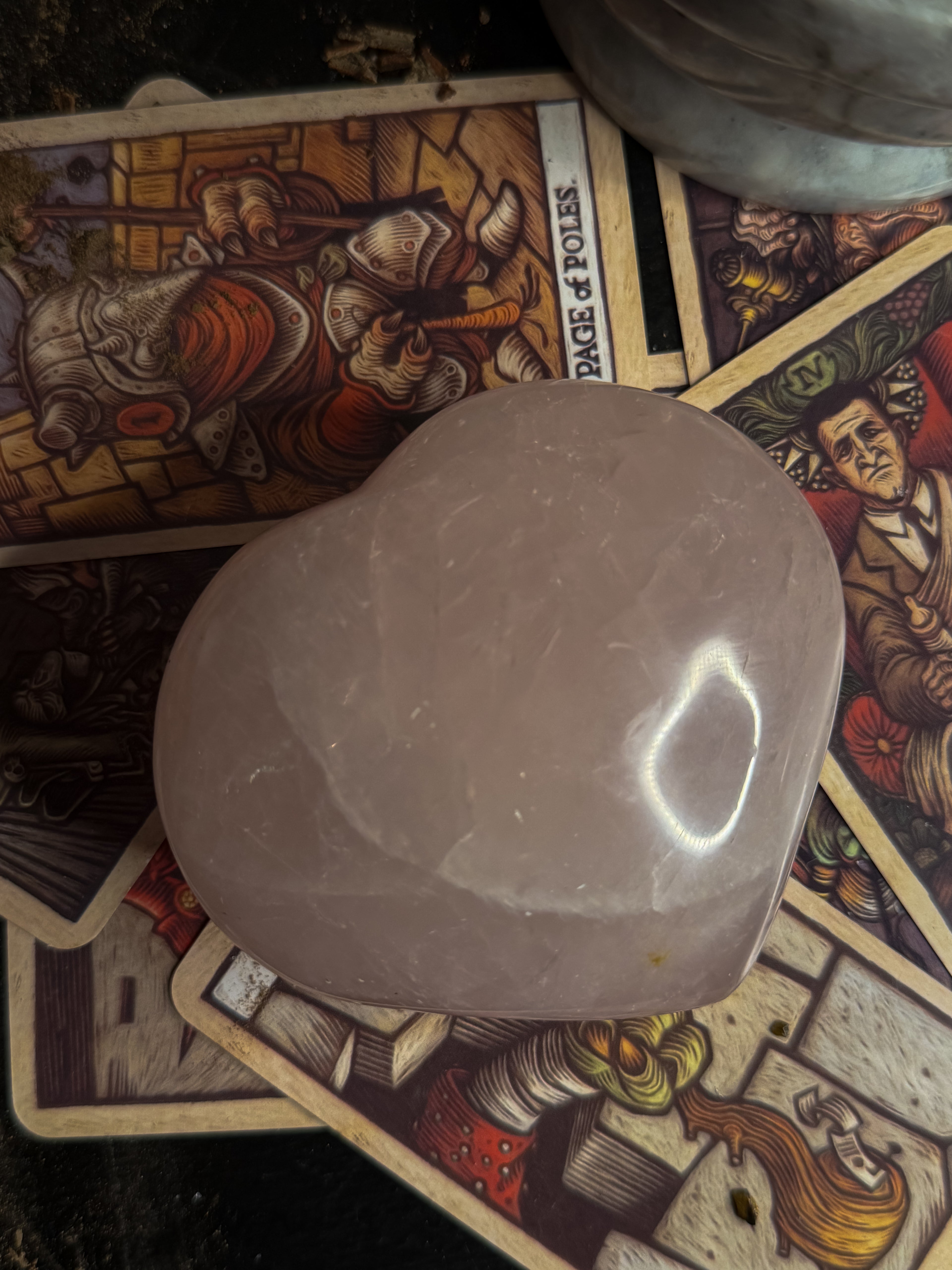 Rose Quartz Heart