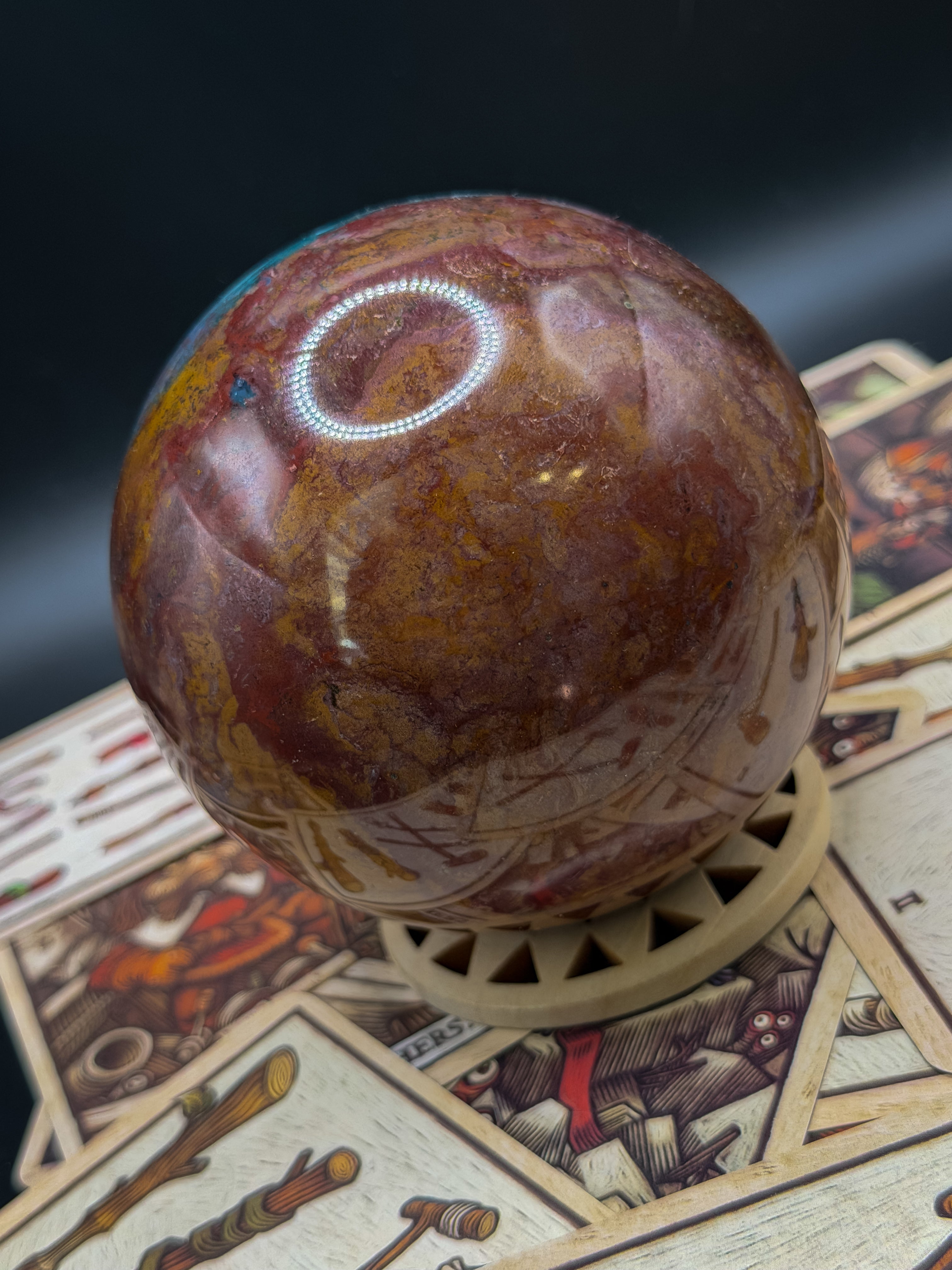 Ocean Jasper Sphere