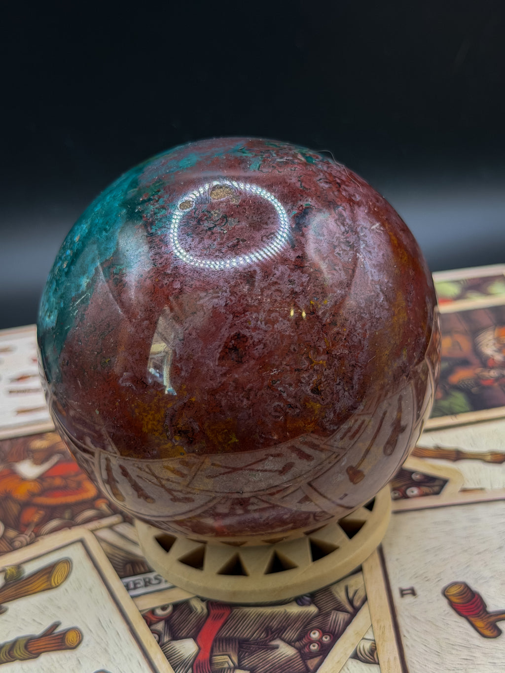 Ocean Jasper Sphere