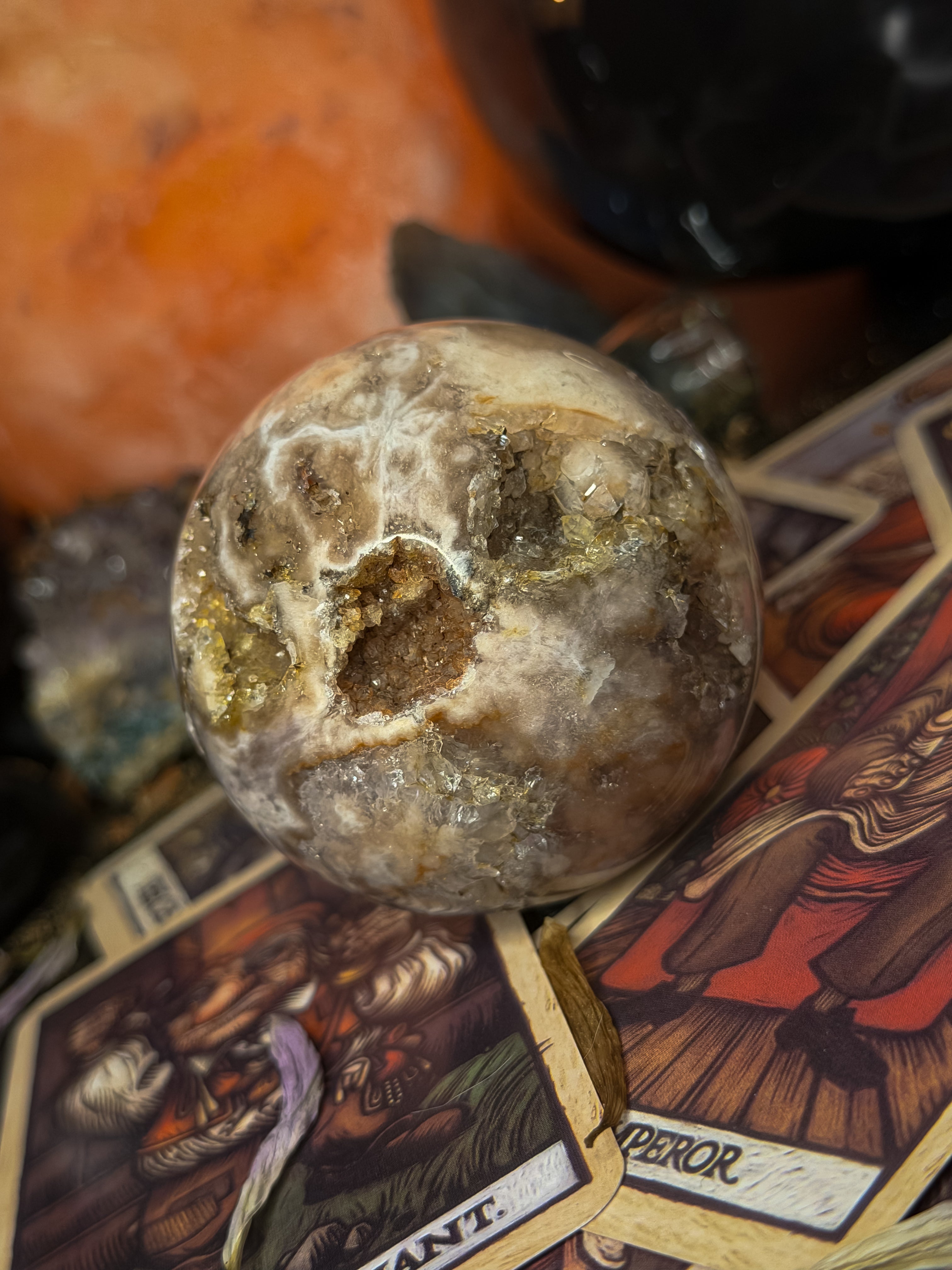 Pink Amethyst Druzy Sphere