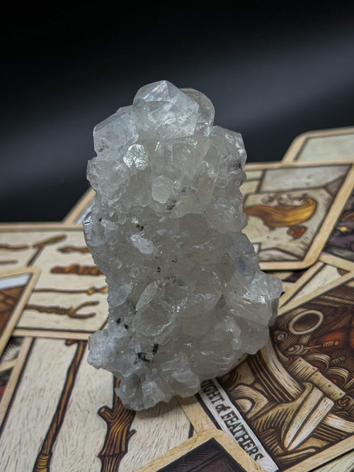 Apophyllite Cluster – main product photo, Moonstone Hollow