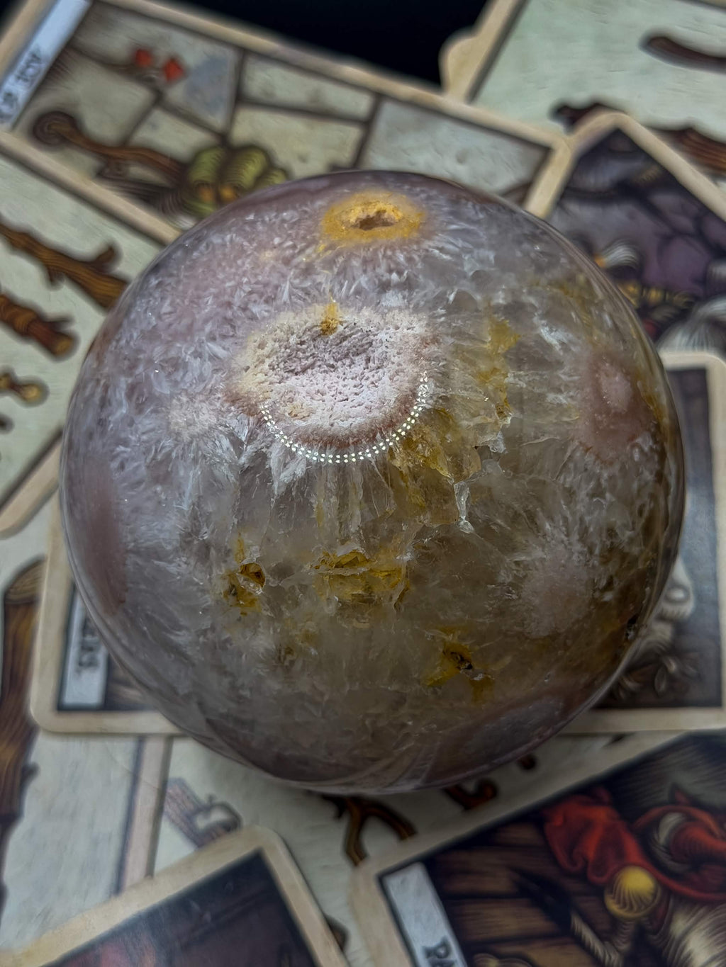 Blossom Amethyst Sphere
