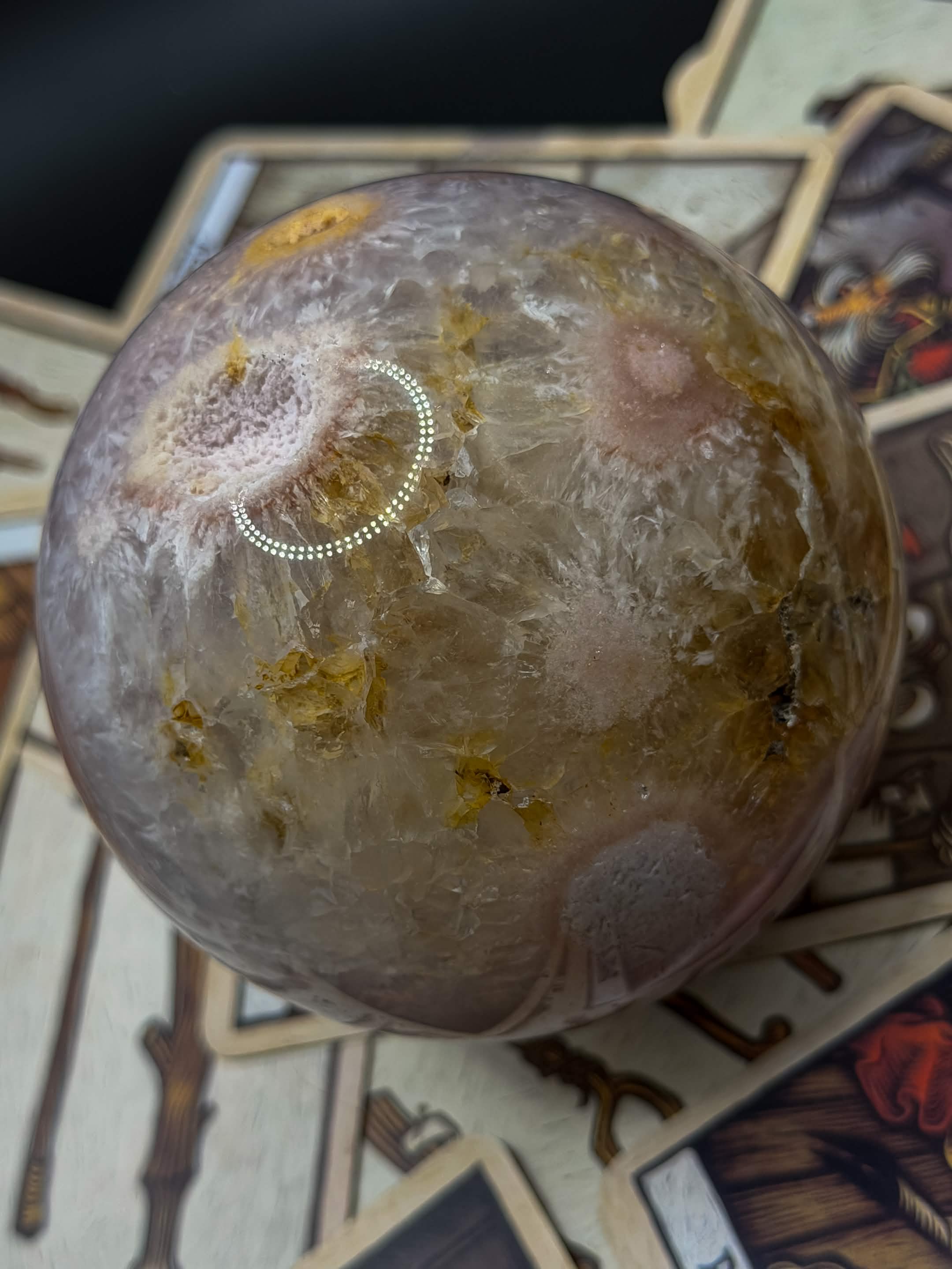 Blossom Amethyst Sphere