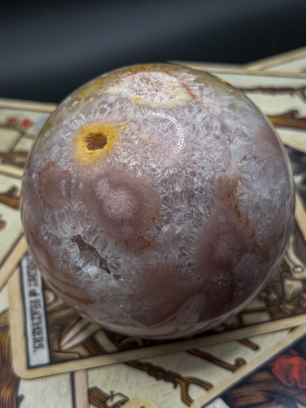 Blossom Amethyst Sphere