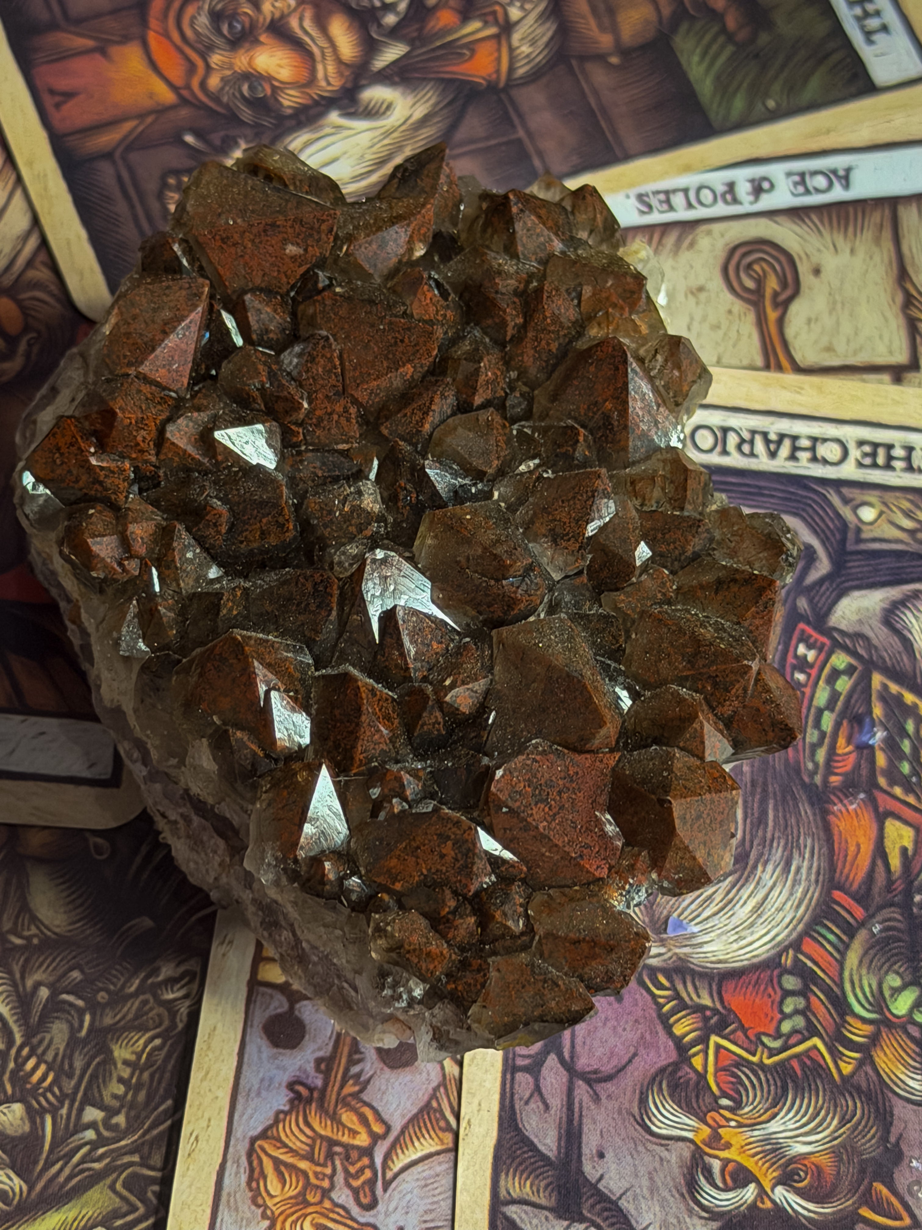 Thunder Bay Amethyst With Smoky Quartz and Hematite