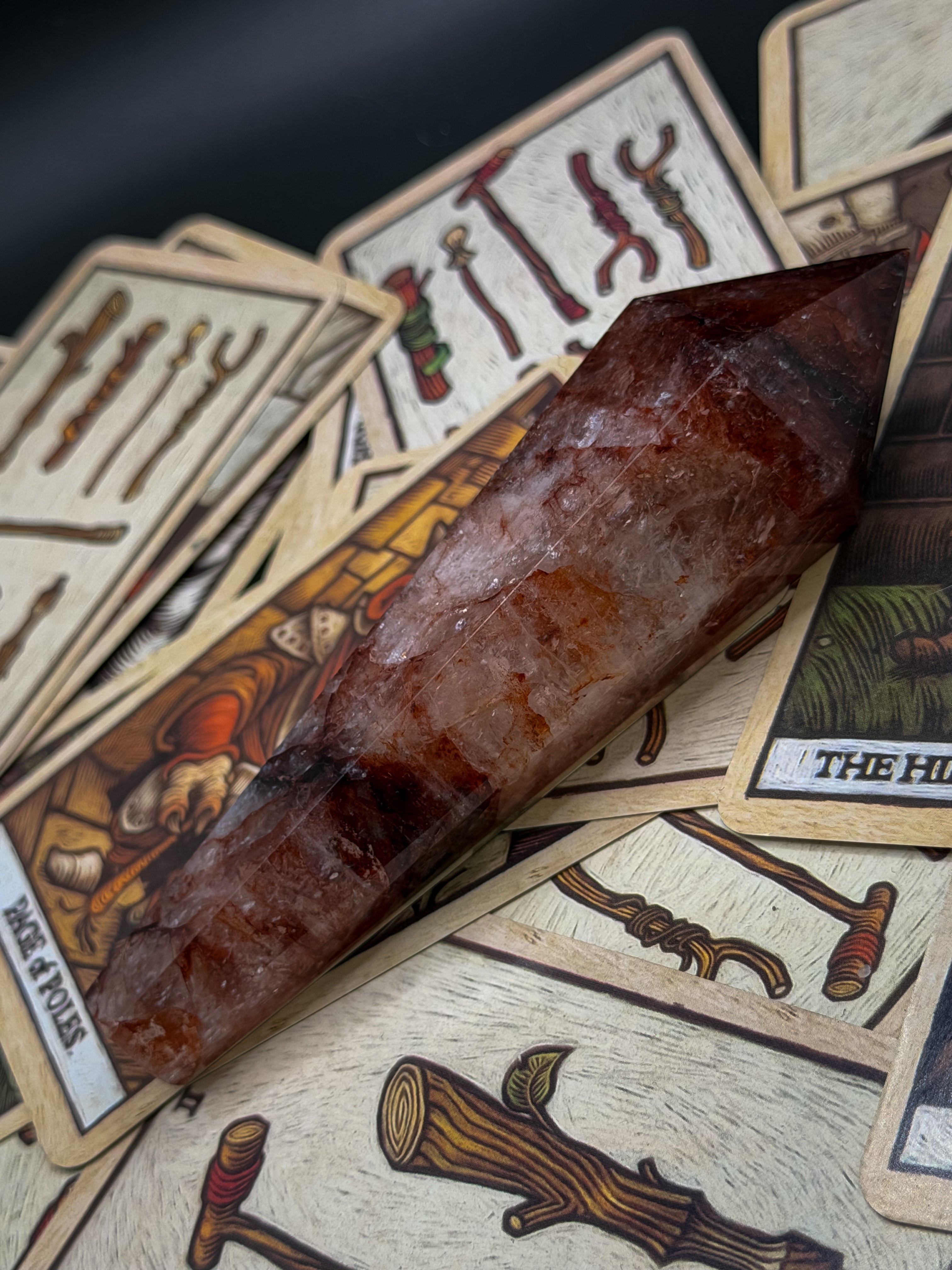 Fire Quartz Wand