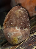 Pink Amethyst Druzy Freeform