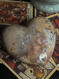 Flower Agate Heart