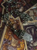 Clear Quartz Chunky Chain Necklace