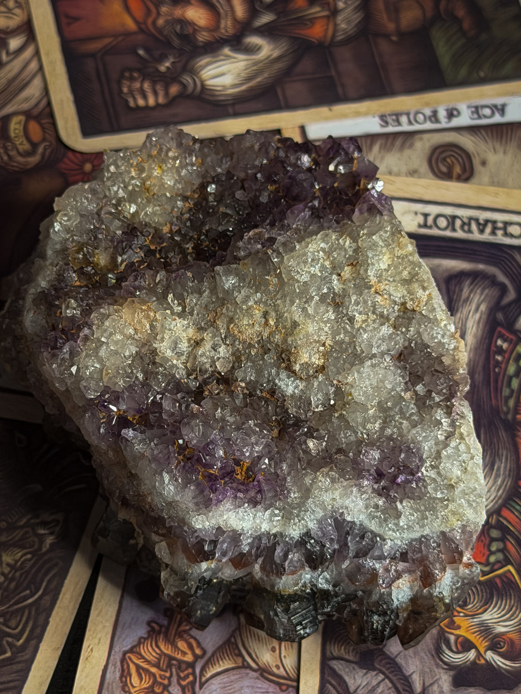 Thunder Bay Amethyst With Smoky Quartz and Hematite