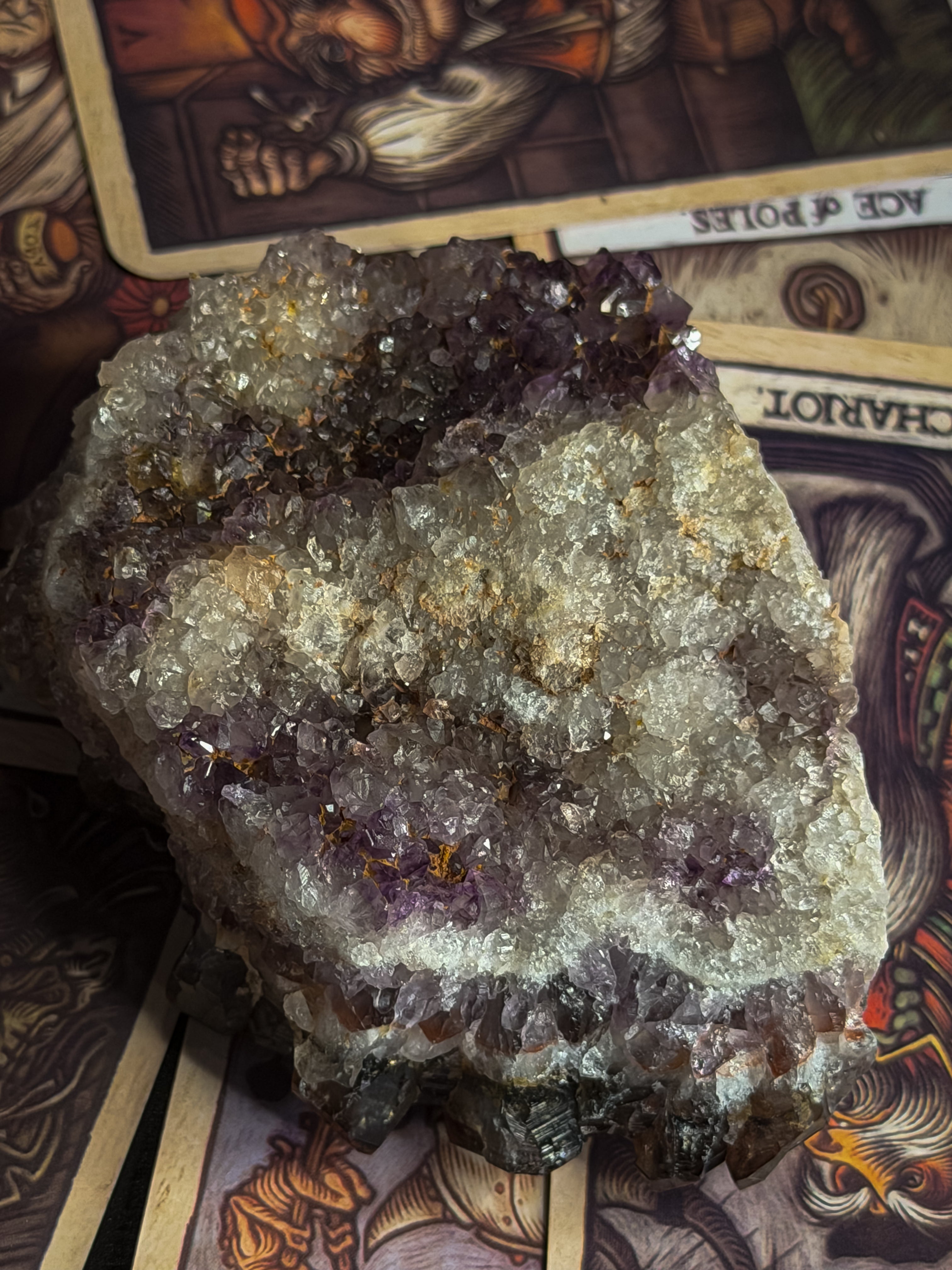 Thunder Bay Amethyst With Smoky Quartz and Hematite