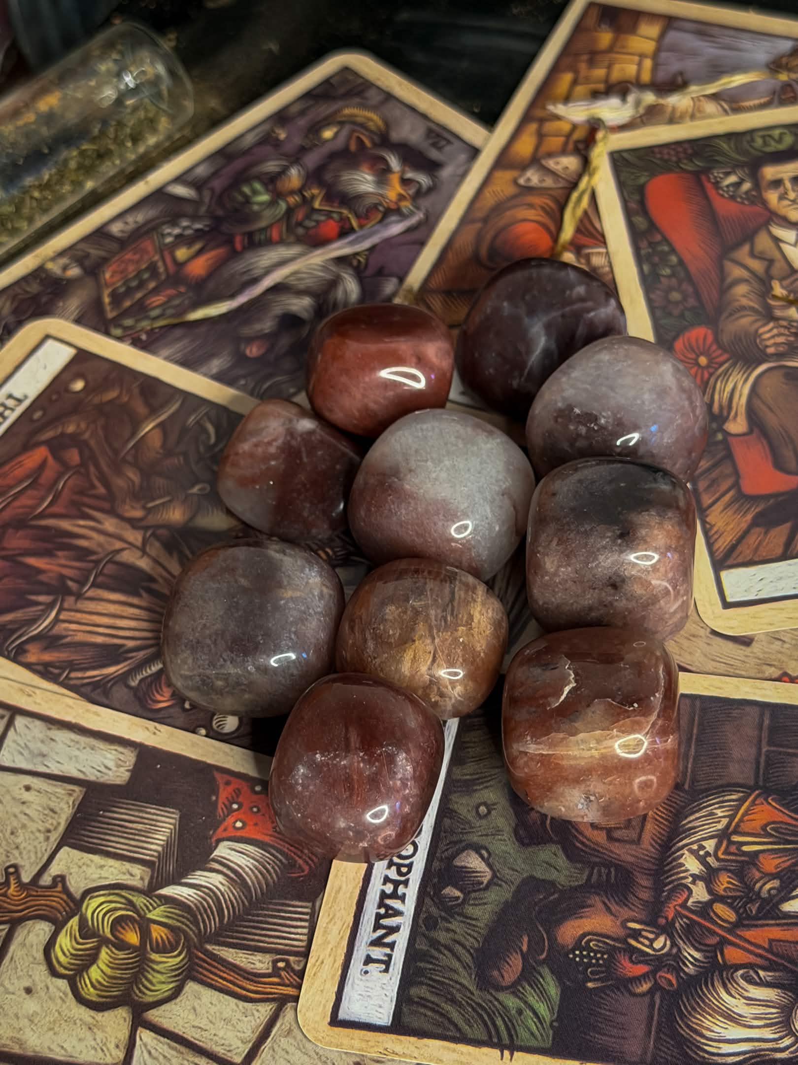 Strawberry Quartz Tumblestone
