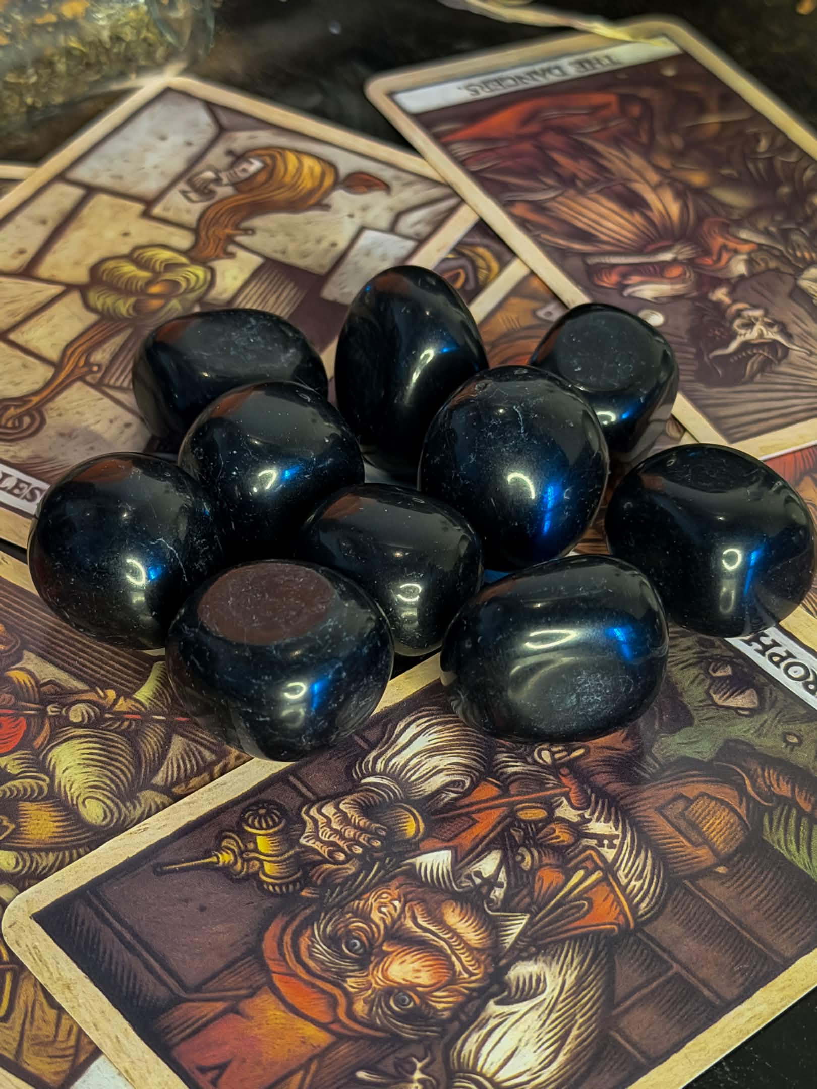 Black Obsidian Tumblestone