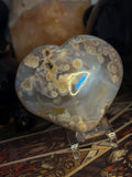 Flower Agate Heart