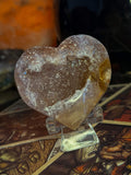 Flower Agate Heart