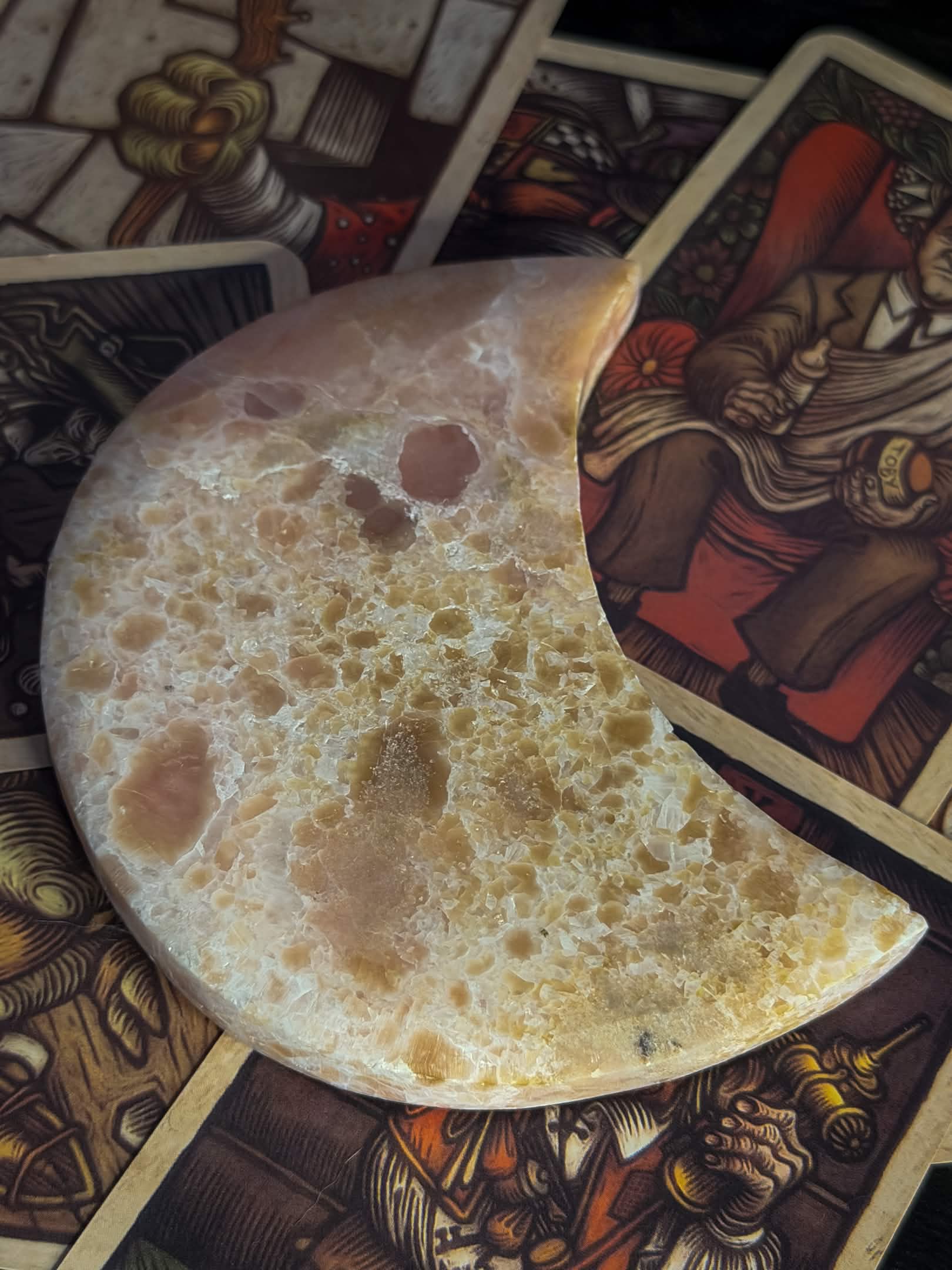 Pink Opal Moon