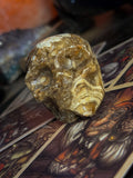 Chocolate Calcite Skull