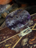 Chevron Amethyst Palmstone