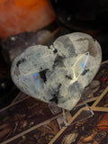 Rainbow Moonstone Heart