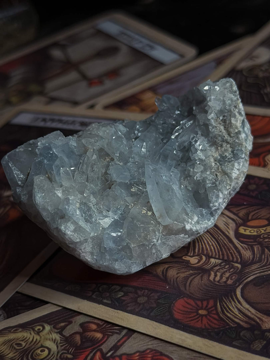 Madagascan Celestite Cluster