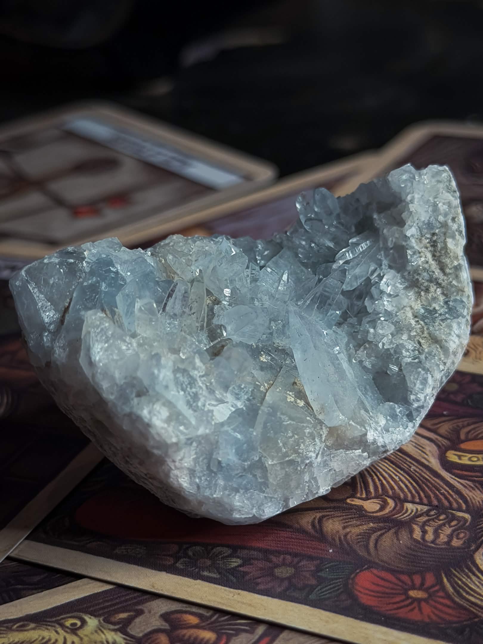 Madagascan Celestite Cluster