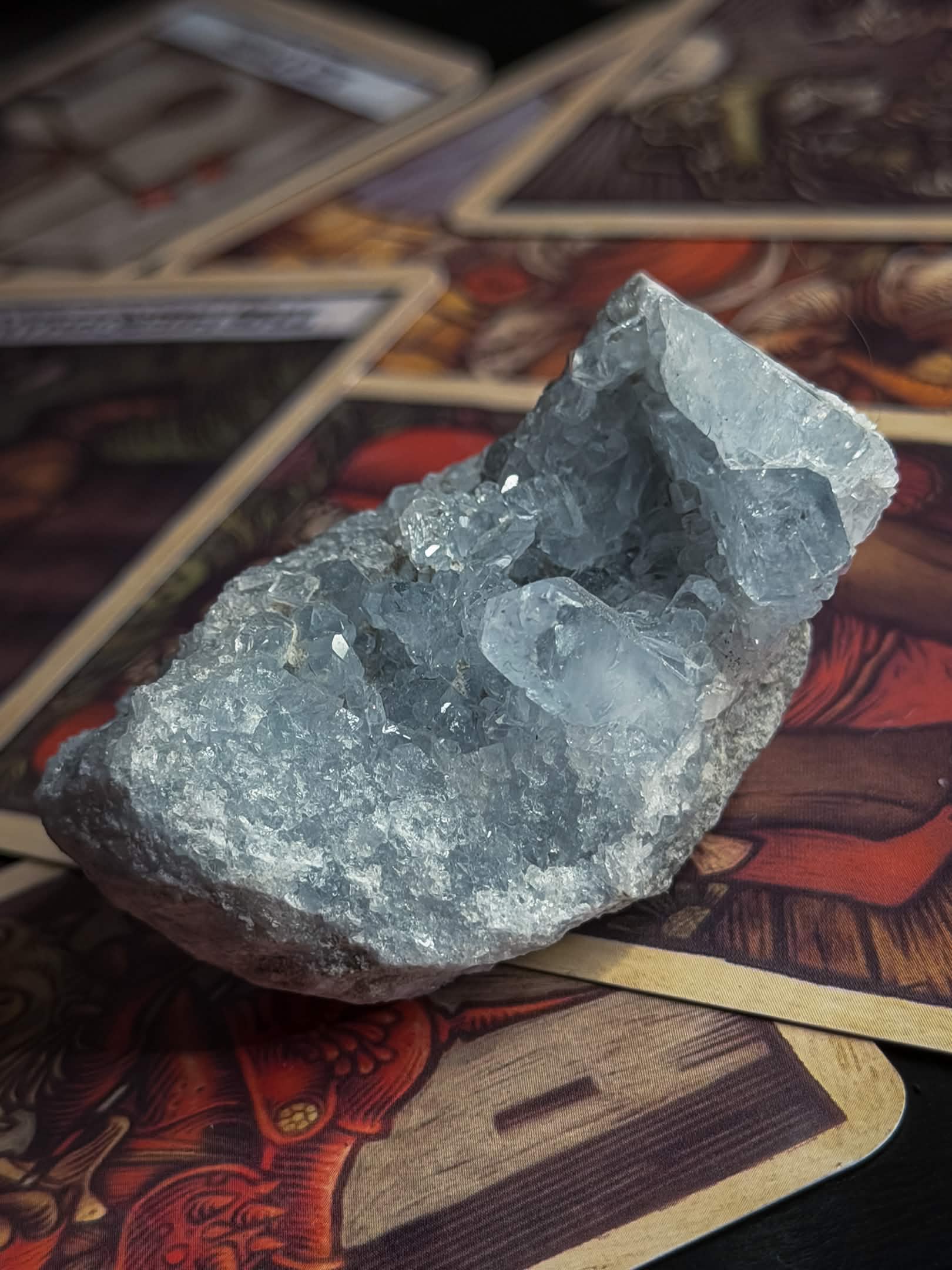 Madagascan Celestite Cluster