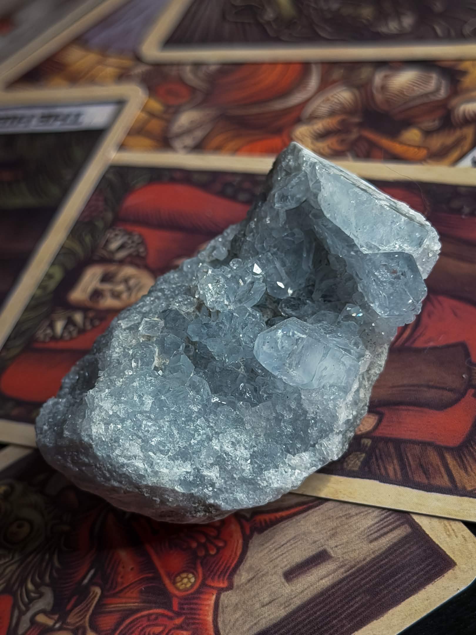 Madagascan Celestite Cluster