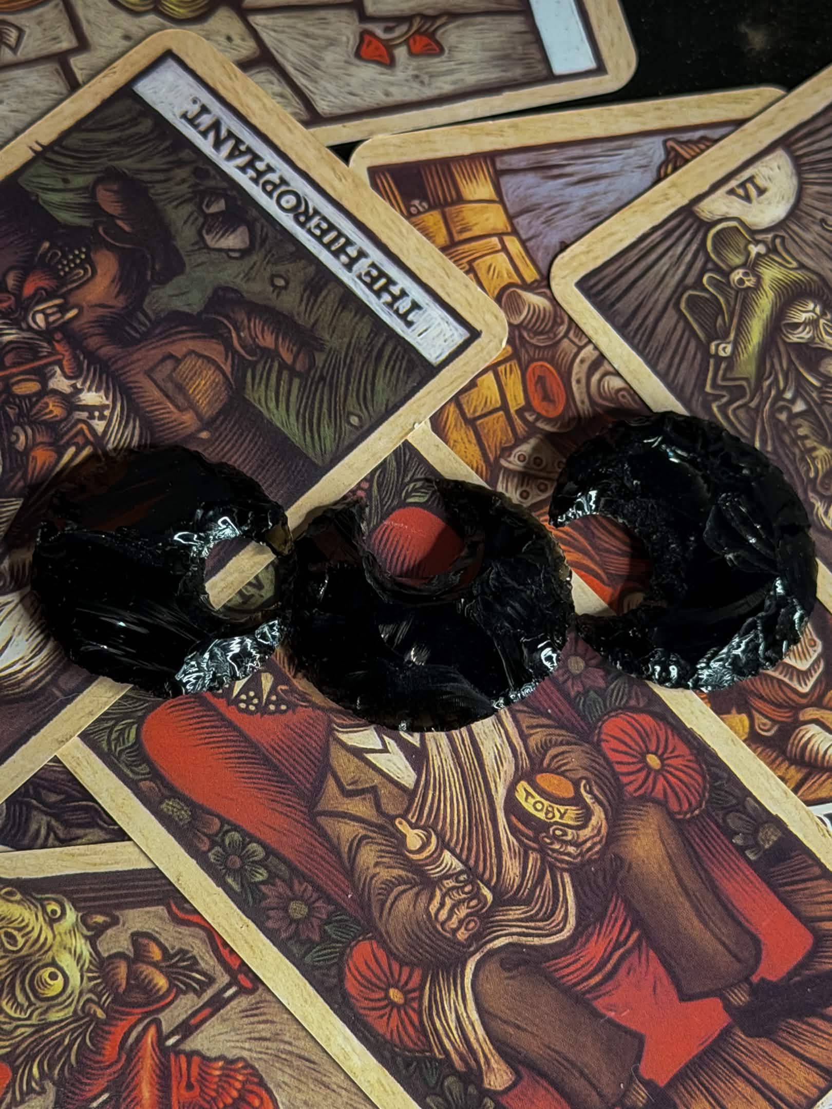 Obsidian Mini Moons