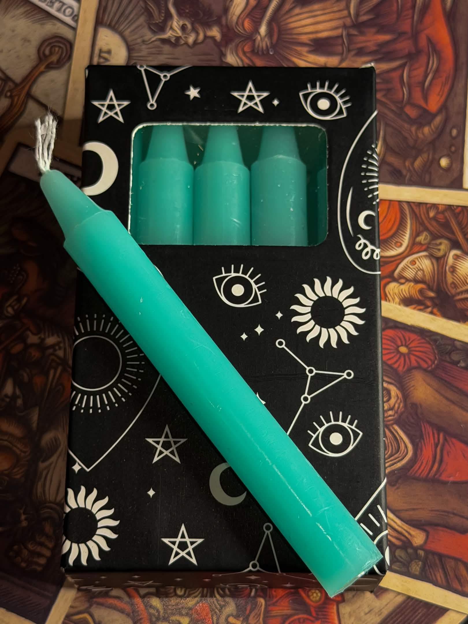 Green Spell Candle