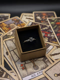 Adjustable Silver-Plated Labradorite Ring