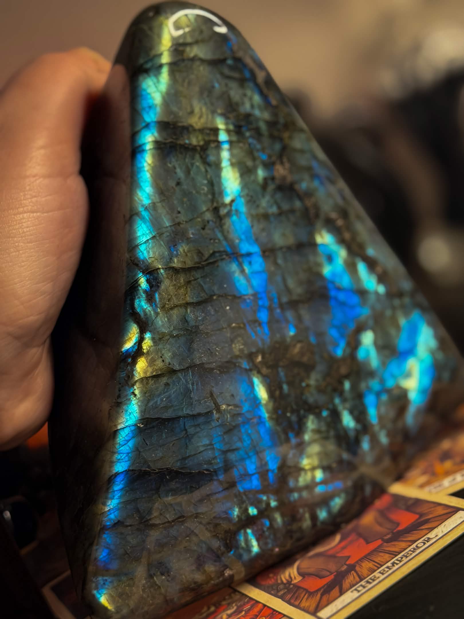 Large Flash Labradorite Freeform
