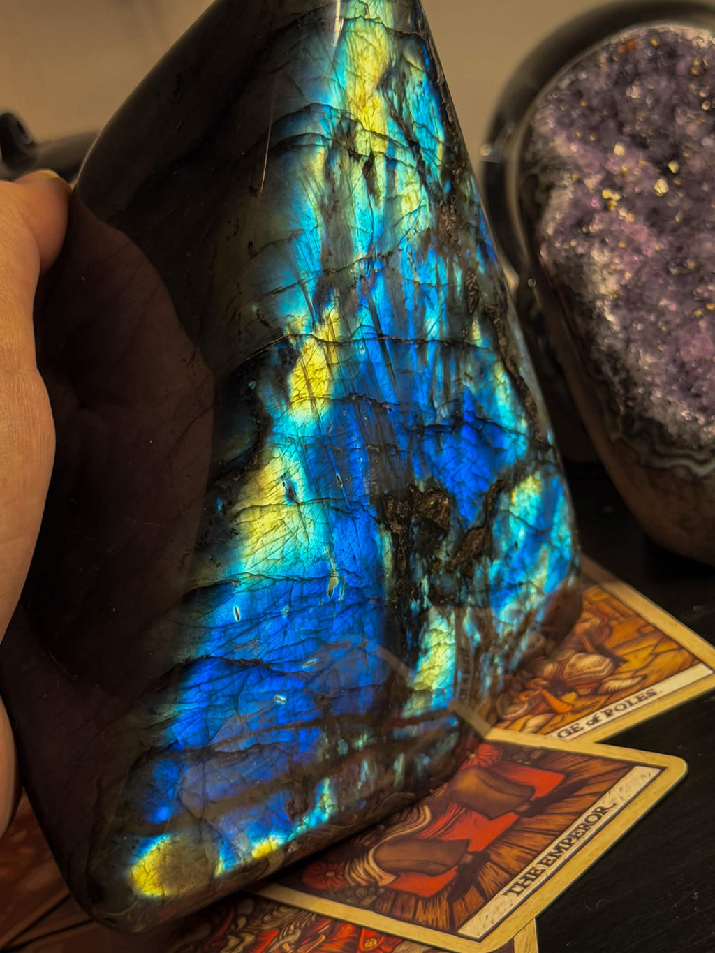 Large Flash Labradorite Freeform