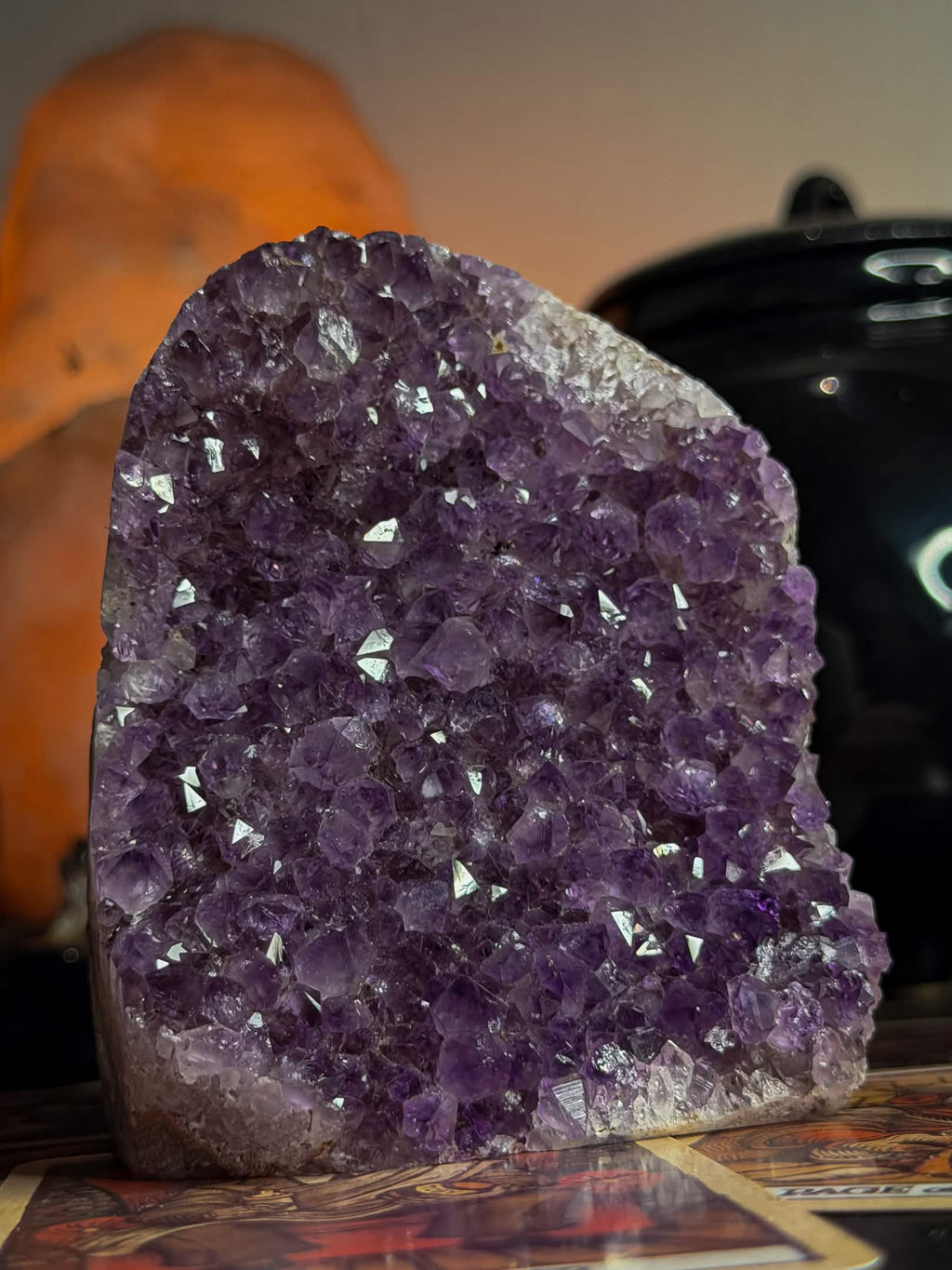 Amethyst Druzy Freeform