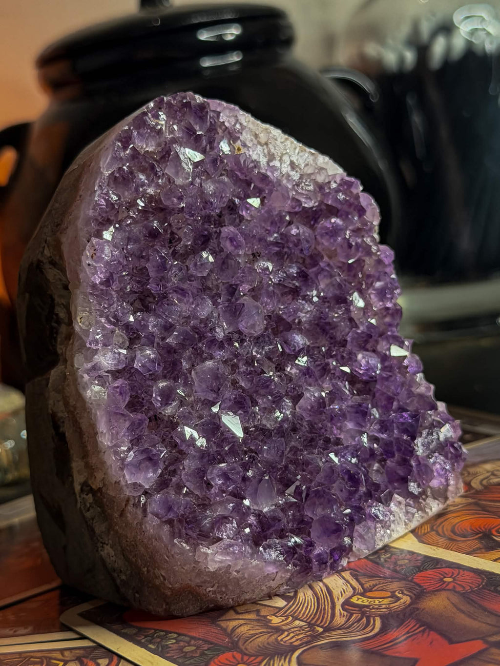 Amethyst Druzy Freeform