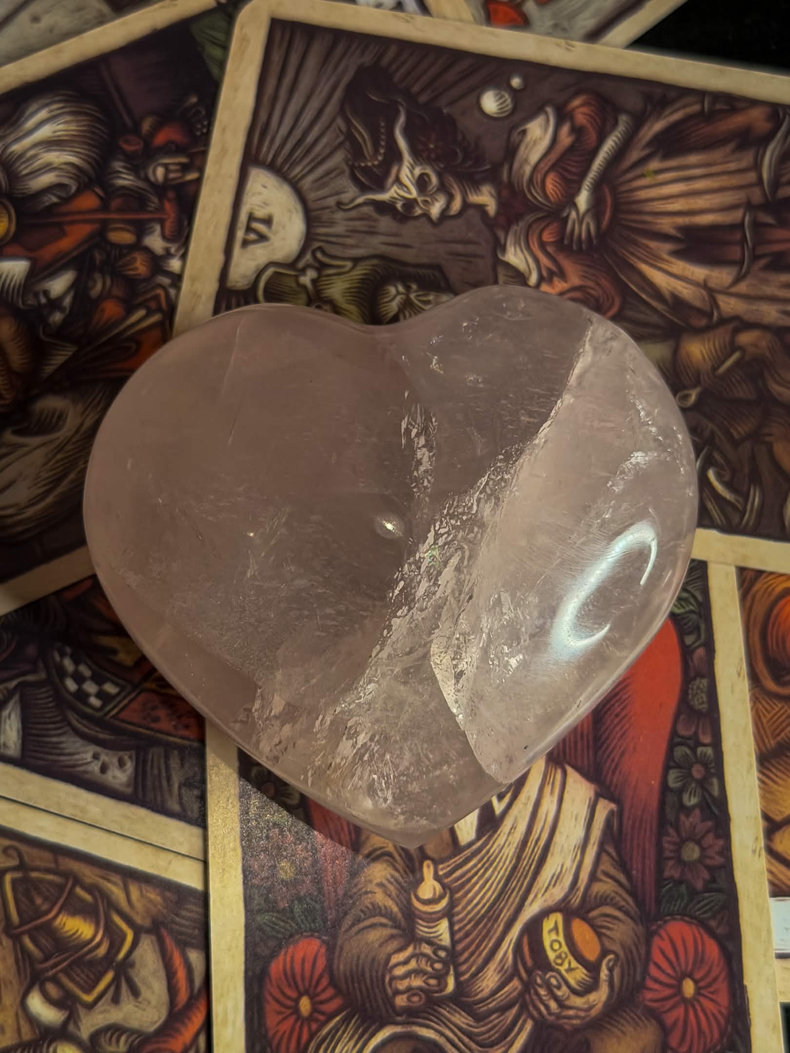 Rose Quartz Heart