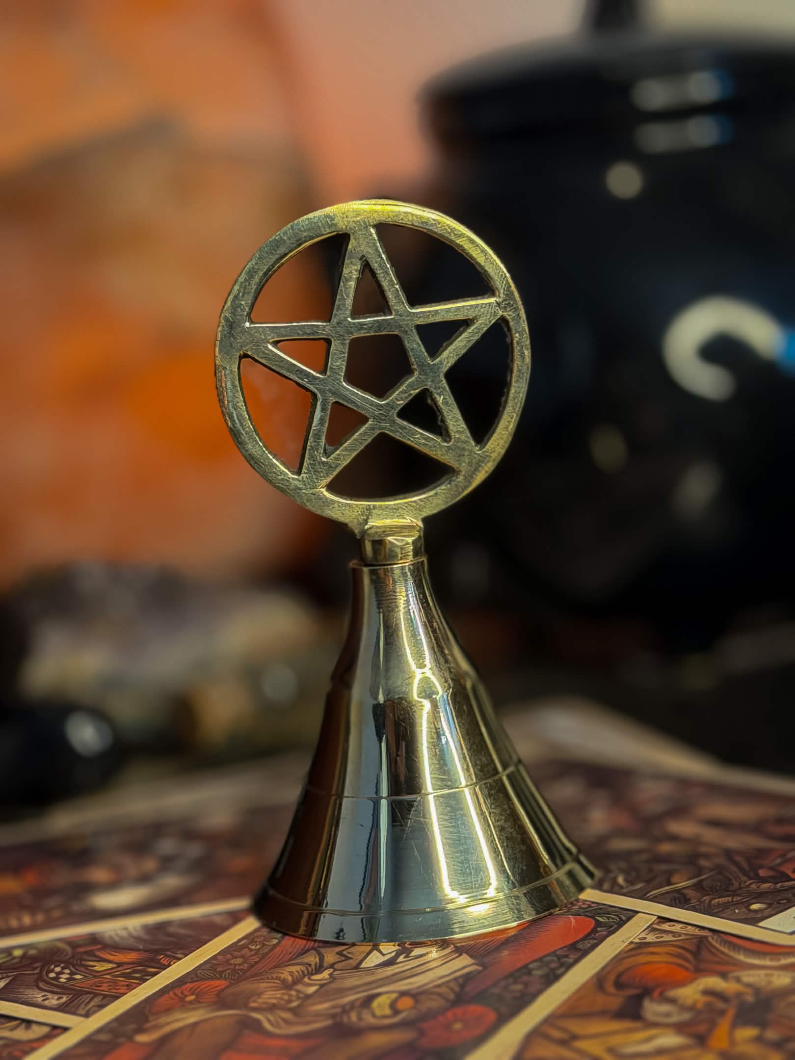 Pentacle Altar Bell