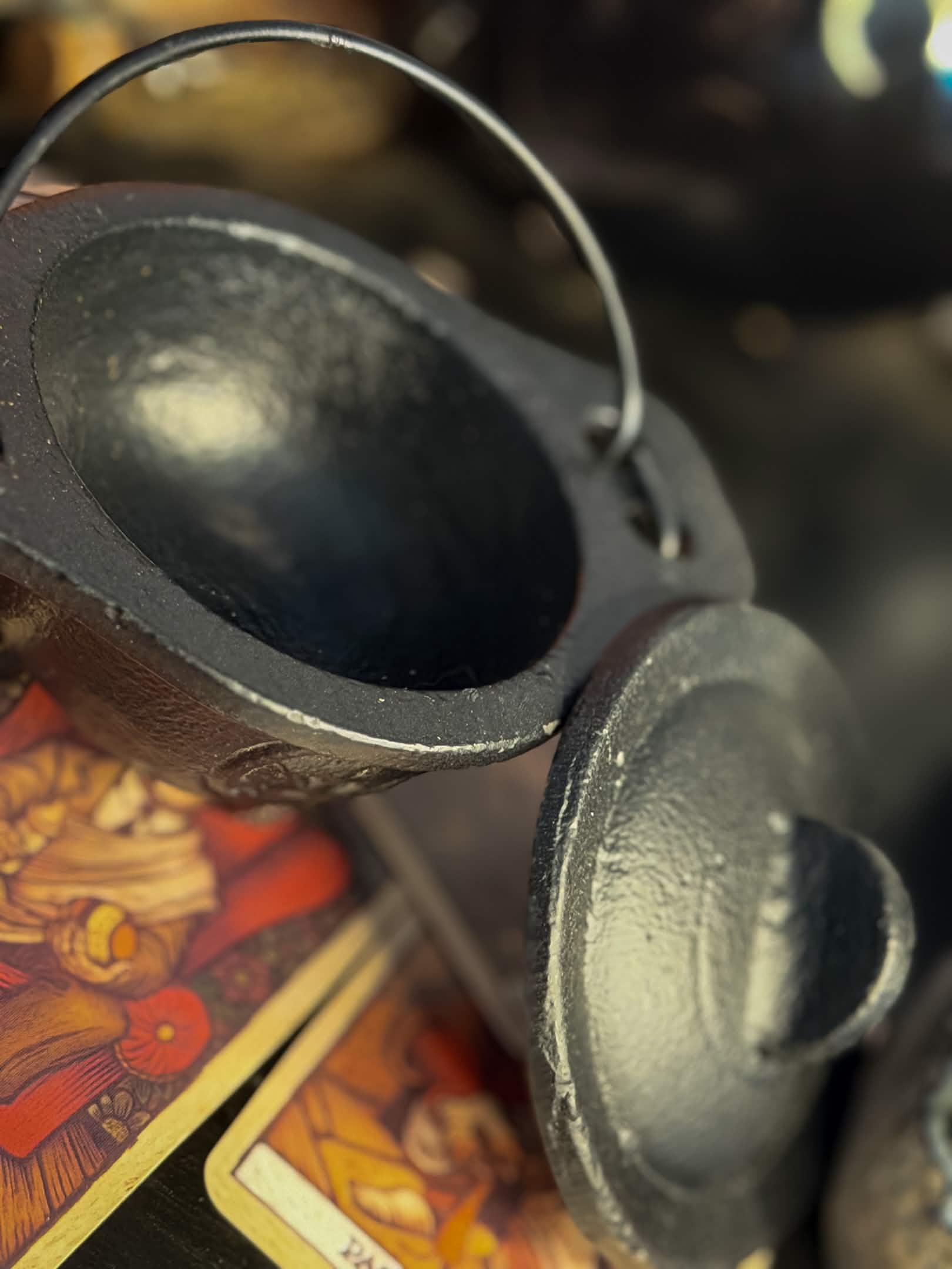 Pentacle Ritual Cauldron