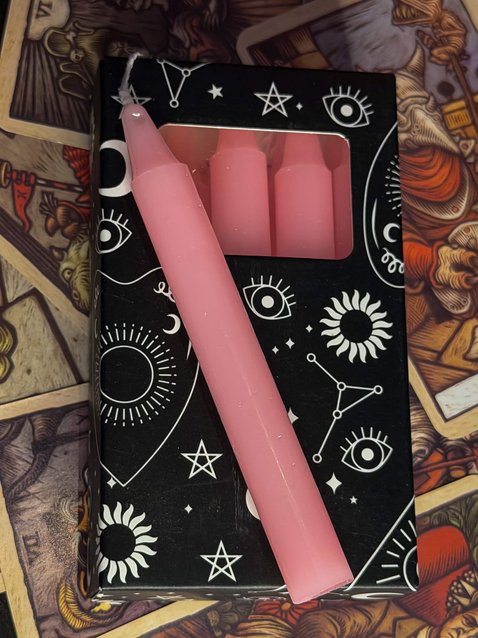Pink Spell Candle