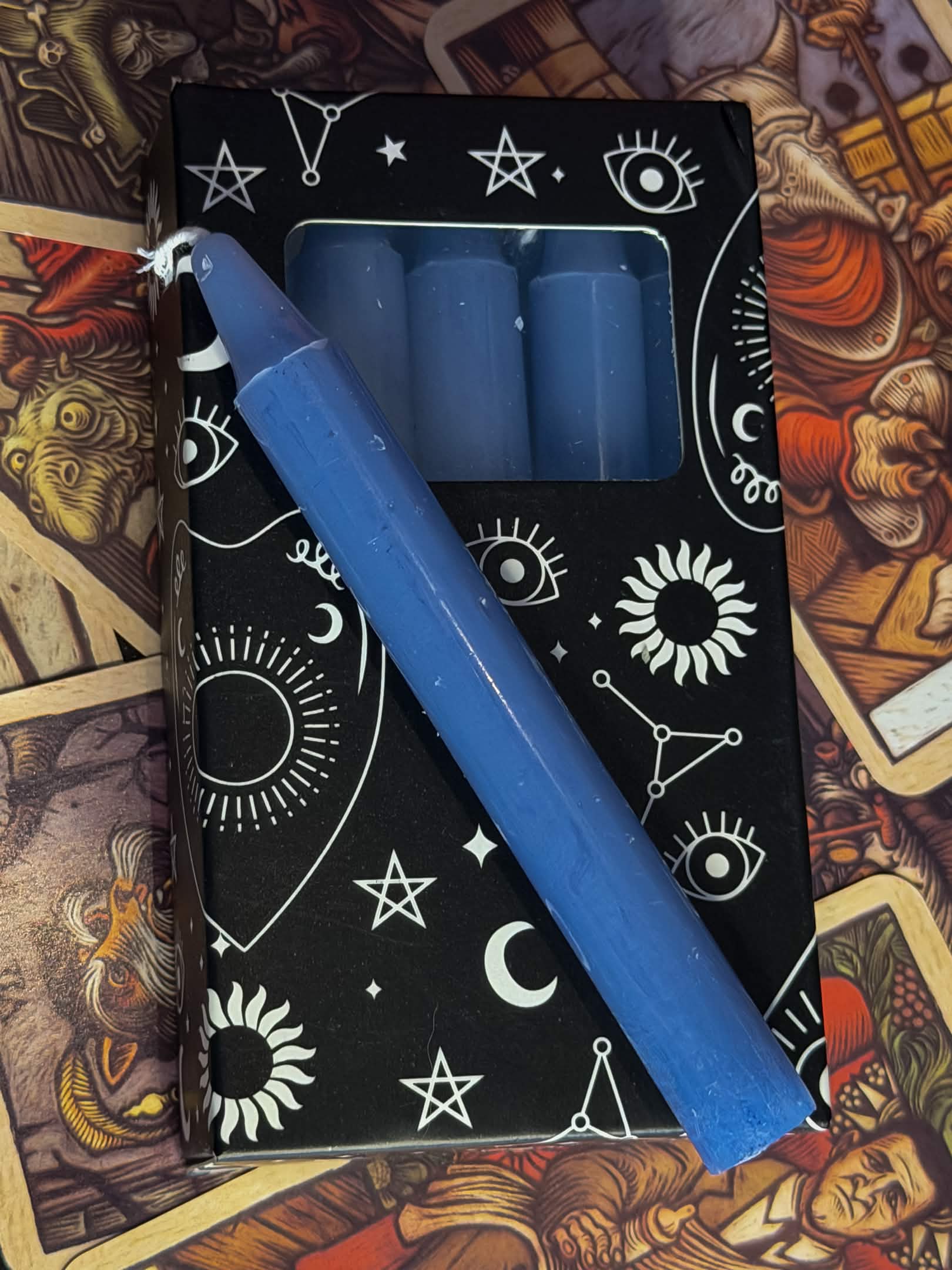 Indigo Spell Candles
