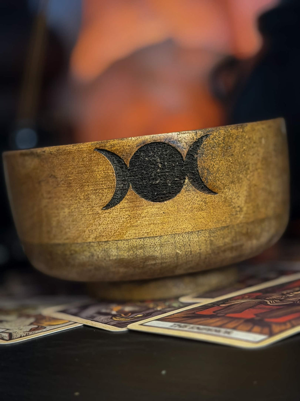 Triple Moon Incense Bowl