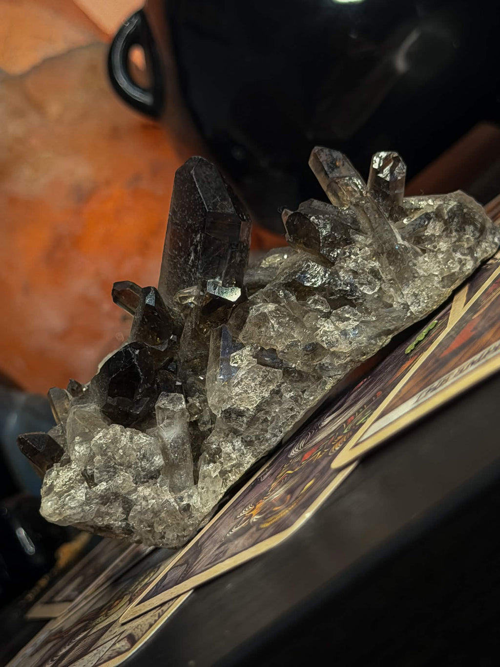 Smoky Quartz Cluster